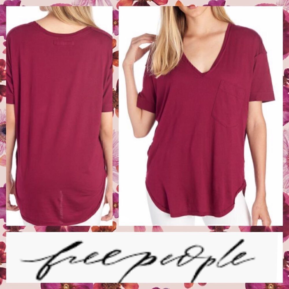NWT MSRP $58 Free People Ronnie T-Shirt Women's Size Small